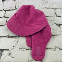 Osh Kosh Bgosh Vintage Pink Cold Weather Hat Earflaps Girls Trapper Hat - $9.89