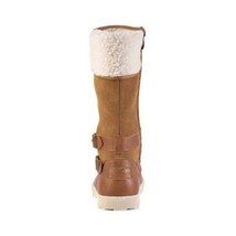 Womens Boots Snow Winter Water Resistant Superfit Madel Brown Mid Calf $119-sz 6 - £47.07 GBP