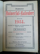 Universal Kalender Fur Haus und Familie Fur das Jahr 1934,1937 and 1938 image 8