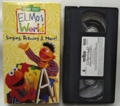 VHS Sesame Street - Elmos World - Singing, Drawing More (VHS, 2000, Slipsleeve) - £11.87 GBP