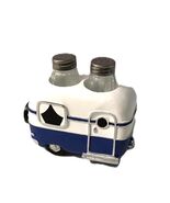 Camper Salt and Pepper Shaker set 4&quot; Wide x 4&quot; Tall x 2&quot; Wide Blue &amp; White - €8,56 EUR