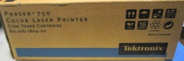 Tektronix 016-1804-00 Phaser 750 Hi-Capacity Cyan Toner Cartridge Q-750C... - £35.37 GBP