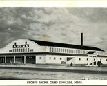 Vtg 1940s Postcard Camp Edwards Massachusetts MA Sports Arena Hament Pub - $5.89