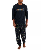 Family Pajamas Matching Mens New Years Mix It Pajama Set, Small - £17.74 GBP