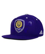 NWT New Orlando City SC adidas MLS Academy Purple One Size Snapback Hat Cap - £15.49 GBP