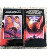 Lot of 2 Star Trek VHS movies W/Slip Covers Star Trek 4 &amp; 5 - Closeout p... - £3.34 GBP