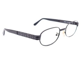 Fendi Eyeglasses FS 302 Satin Ebony Oval Metal Frame Italy 53[]21 140 - $103.21 CAD