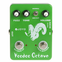 JOYO JF-12 Voodoo Octave Electric Guitar Effect Pedal Fuzz Octaver - £31.47 GBP
