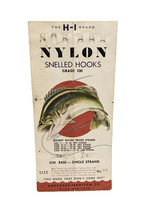 H-I Brand Horroks-Ibbotson Co. Vintage Snelled Size No. 24 Hooks Unused ... - $13.49 CAD