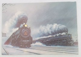 Vintage NYC 20th Century Lmtd &amp; PA Broadway Lmtd Race Train Christmas Ca... - $21.34