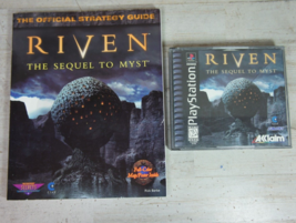 Riven The Sequel to Myst (Sony PlayStation 1 PS1) w/ Prima Strategy Guide - £14.80 GBP