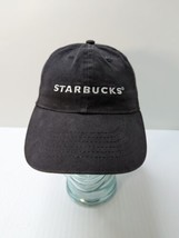 Starbucks Hat Cap Employee Worker Uniform Adjustable Black White Cap Ships Free - £12.46 GBP