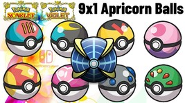9x1 Apricorn Balls Pokemon Items Pokemon Scarlet And Violet✨Instant Delivery - £3.07 GBP