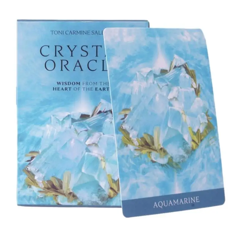 Crystal Oracle Tarot Cards 44-Card Psychological Deck Tarot Fate Divination Card - £82.04 GBP