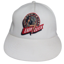 Vintage Bud Light Lady Luck Hat 90s White Stylemaster - Made in USA - NEW - $20.73 CAD