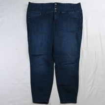 Torrid 24 Short High Rise Skinny Dark Rinse Stretch Denim Jeans - £19.71 GBP