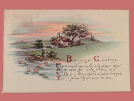 Vintage Postcard Birthday Greetings 1933 William Swartz Frank Rose Halst... - $2.79 CAD