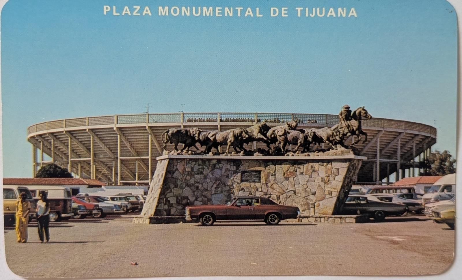 La Plaza Monumental de Toros, Tijuana Baja Cfa. Mexico Postcard - $1.95