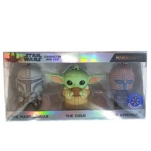 Disney Star Wars Character Bag Clip Set Mandalorian The Child The Armorer Age 4+ - £27.09 GBP