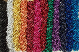 60 Football Superbowl Tailgate BCS Playoff Mardi Gras Beads Necklaces 5 Doz - £15.79 GBP