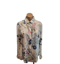 MAIN LABEL OFF WHITE Floral Pattern Mulitcolor Button Down Blouse - £227.81 GBP
