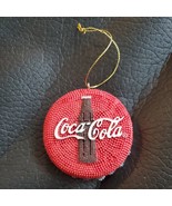 Coca Cola Red Resin Bottle Cap Christmas Ornament 2003 Collectable 2 Inches - £7.46 GBP