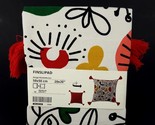 Ikea FINSLIPAD Pillow Cushion Cover 20&quot; x 20&quot; w/Tassels Multicolor/Red New - £13.21 GBP
