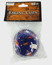 Halloween Baking Cups Spooky Cupcake Liners 50 Counts - £4.46 GBP