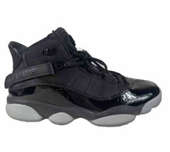 Size 8- Jordan 6 Rings Black Ice Shoes Sneakers - £72.33 GBP