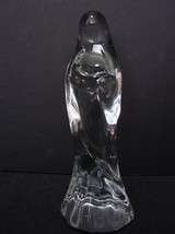 Clear Sculpted Glass Madonna Holding Baby Art Glass - $7.99