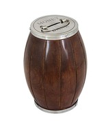 WOODEN MONEY BANK - $98.01