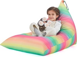 Only For Children And Adults, Nobildonna Stuffed Animal Storage Bean Bag Chair - £35.11 GBP