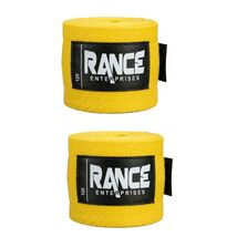 Set of 2 Boxing Hand Wraps 120 Inch Yellow MMA Muay Thai Wrist Support B... - $17.99