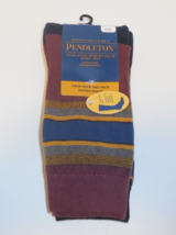 Pendleton Womens Shoe Size 6-10 Cotton Crew Socks 2 Pack Yakima Stripe B... - £23.73 GBP