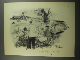 1954 Cartoon by Perry Barlow - Is it fair if I leave out the cows? - £14.78 GBP