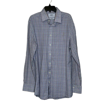 Charles Tyrwhitt Dress Shirt Size 16/35 Slim Fit Colorful Striped Cotton Mens - £20.56 GBP