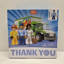 Mega Construx Thank You Heroes Building Set Mattel Firefighter, Chef, De... - $44.45