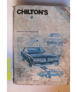 Chilton&#39;s Repair Manual American Cars From 1975 Through 1982 - $141.25 MXN