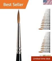 Round SH Brown Kolinsky Sable Brush Size #2 - Exquisite Quality for Artists - $49.00