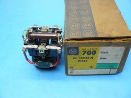 Allen Bradley 700-BA110A2 AC Relay 2 Pole 1 N.O. & 1 N.C. 240 VAC Coil New - $37.49