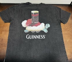 NWT Guinness Anticipation Christmas distressed T-Shirt nice fade sz Medium - £24.12 GBP