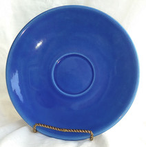 LG Metlox Saucer 7&quot; VTG Royal Blue California Pottery No Cup Oversized XLT USA - £14.35 GBP