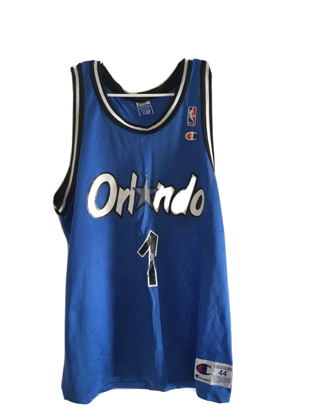 Primary image for Anfernee Penny Hardaway Orlando Magic Champion Authentic Jersey Sz 44 Vintage