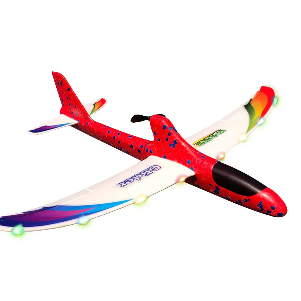 DIY Capacitor RC Airplane Model Electric With Light Kids For Children Gift - £14.03 GBP