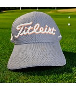 Titleist FootJoy Hat Cap Pro V1 Embroidered Logo Golf Gray Hat L-XL - $10.89