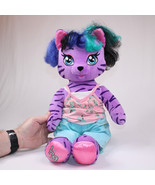 Build A Bear HG Honey Girls Teegan The Tiger Purple 22” Inch With Outfit... - $15.86 CAD