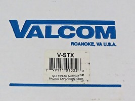 NEW Sealed Valcom V-STX Multipath 24 Point Paging Expansion Card V-59 7/15/14A - £766.84 GBP