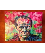Acrylic painting of Jack Nicholson on high quality canvas 20&quot; x 16&quot; x 1.5&quot; - £85.45 GBP