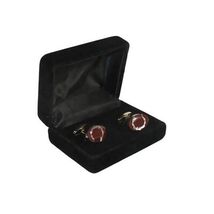 Men J.Valintin Cufflinks by Vitorofolo for French Cuff Shirt V35-25 Brown Stone image 2
