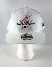 Miami Marlins 2017 All-Star Game Baseball Hat New Era 59Fifty White - Size 7 3/8 - £23.73 GBP